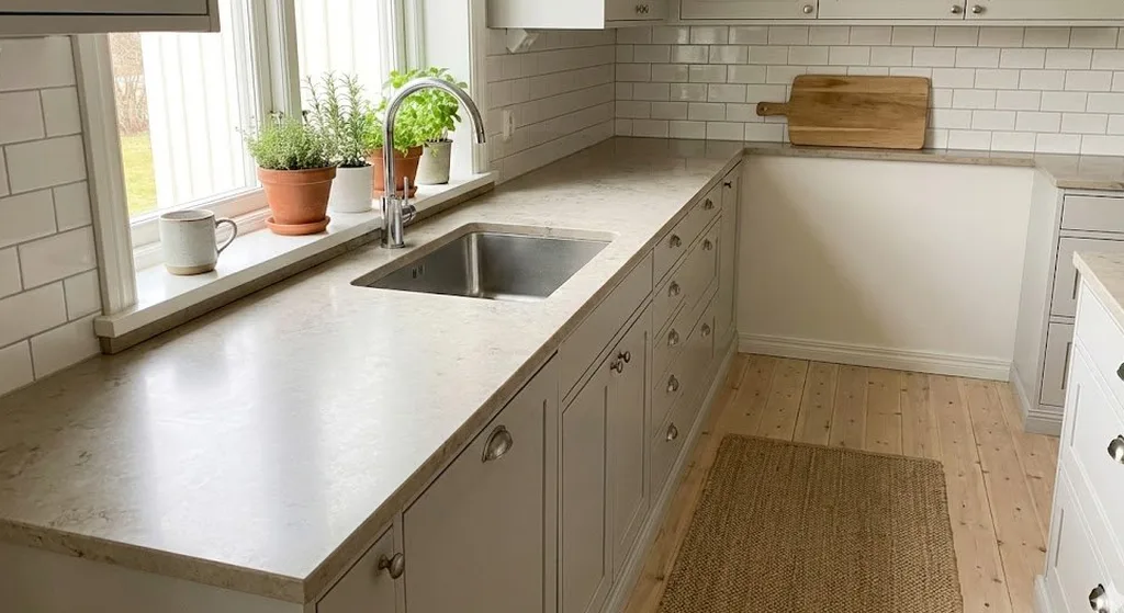 Clean kitchen counters