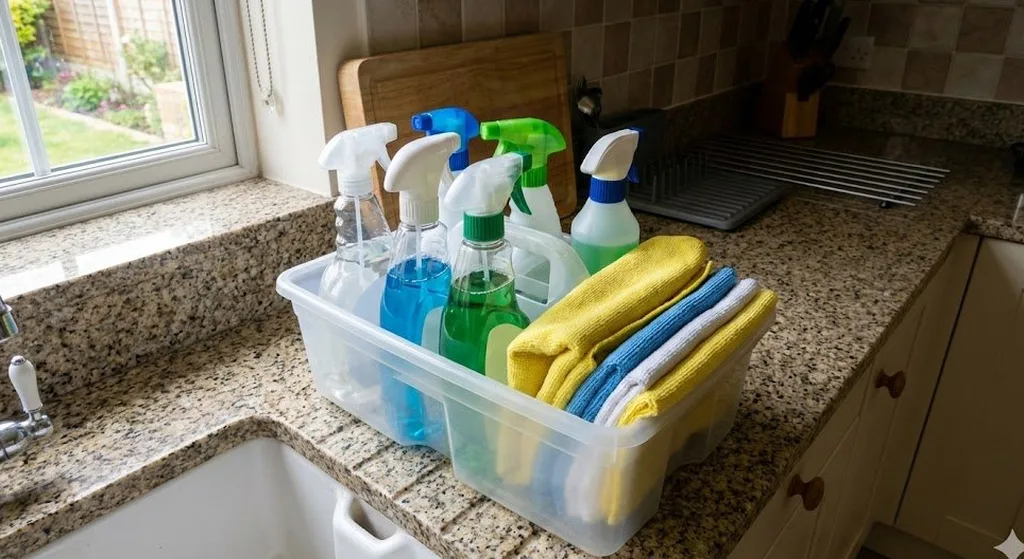 Professional cleaning supplies