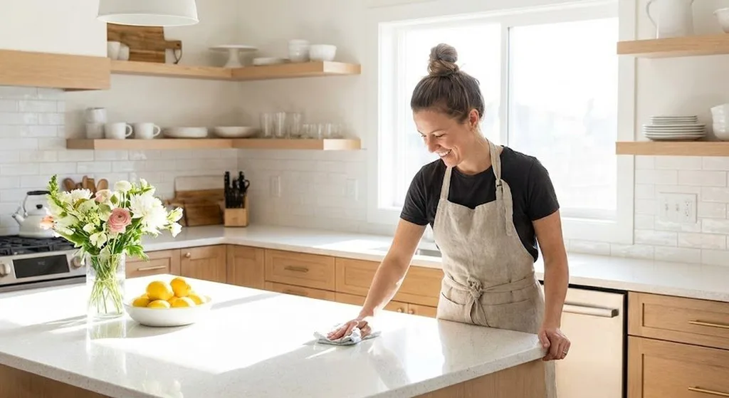 Cleaning service one-page site example