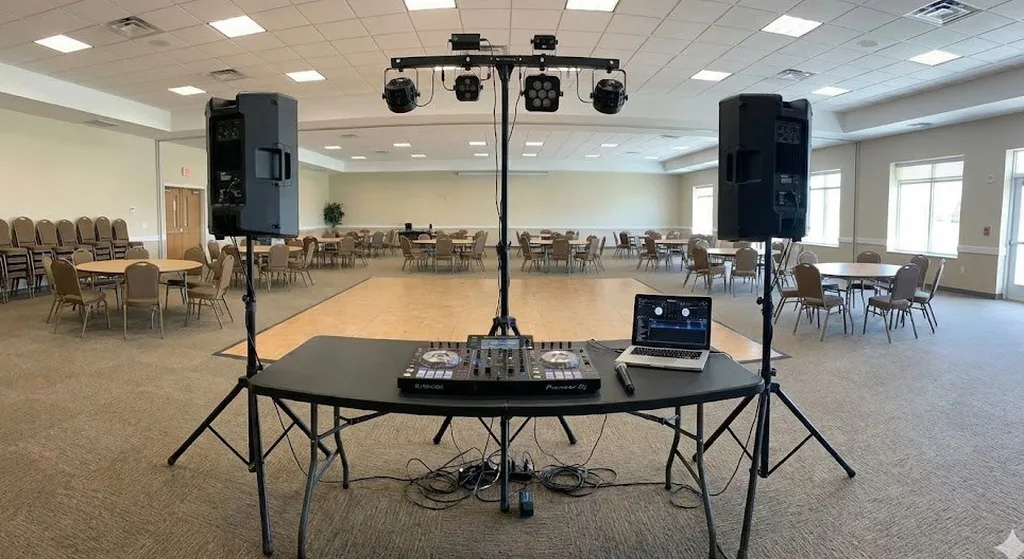 Full DJ setup with Pioneer controller