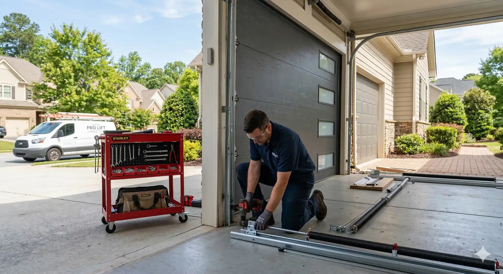 Garage door example