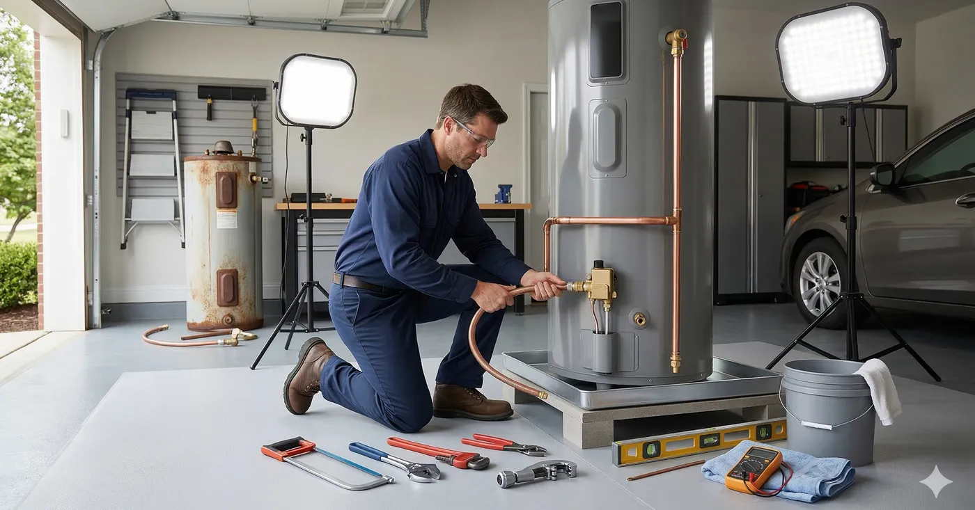 Water heater installation