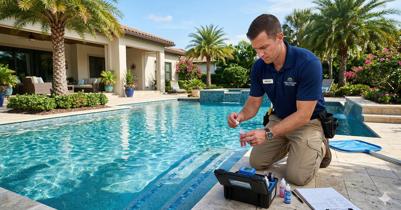 Pool service example