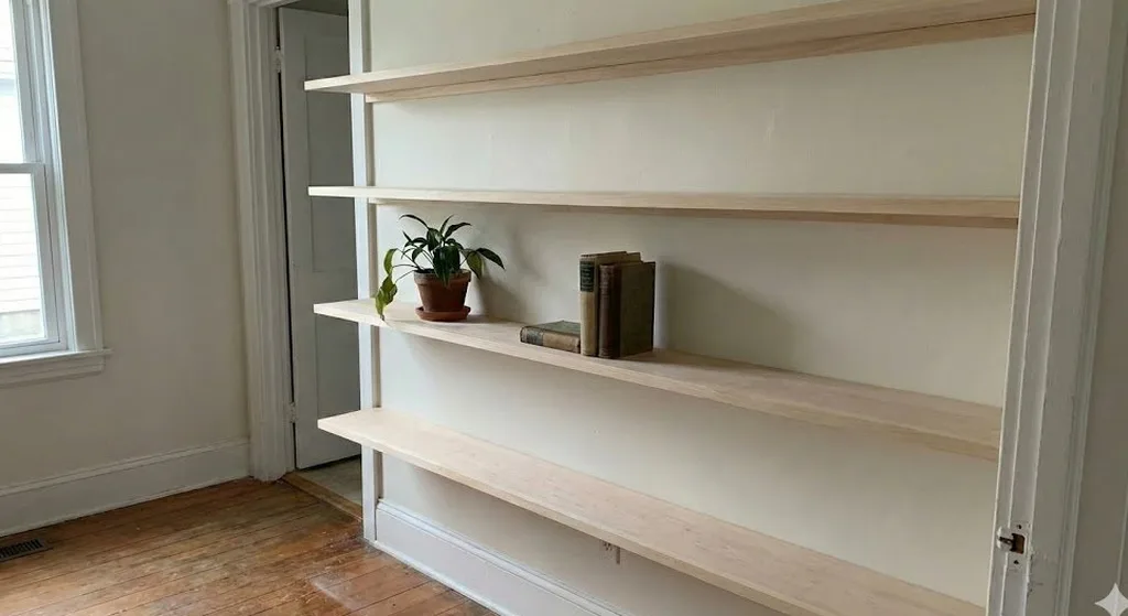 Custom built-in shelving