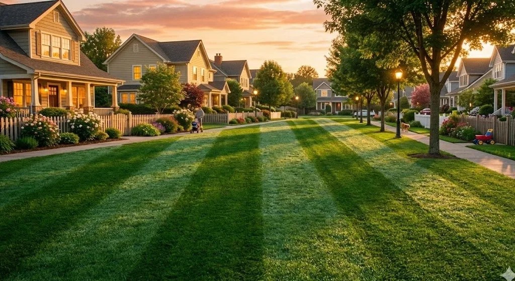 Lawn care one-page site example